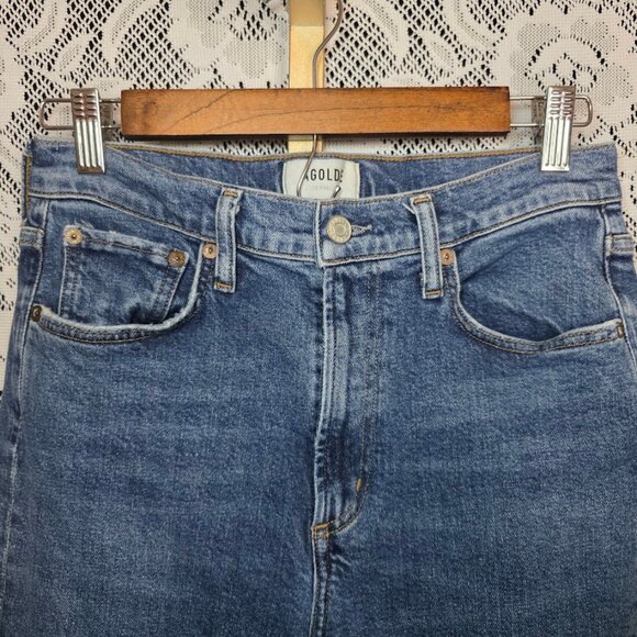 Agolde Merrel Mid Rise Straight Jean 27 - Picture 2 of 13